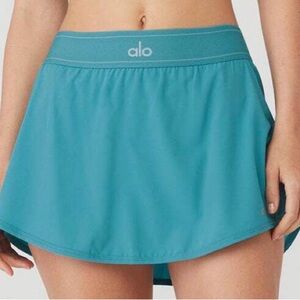 ALO Match Point Skirt in Turquoise